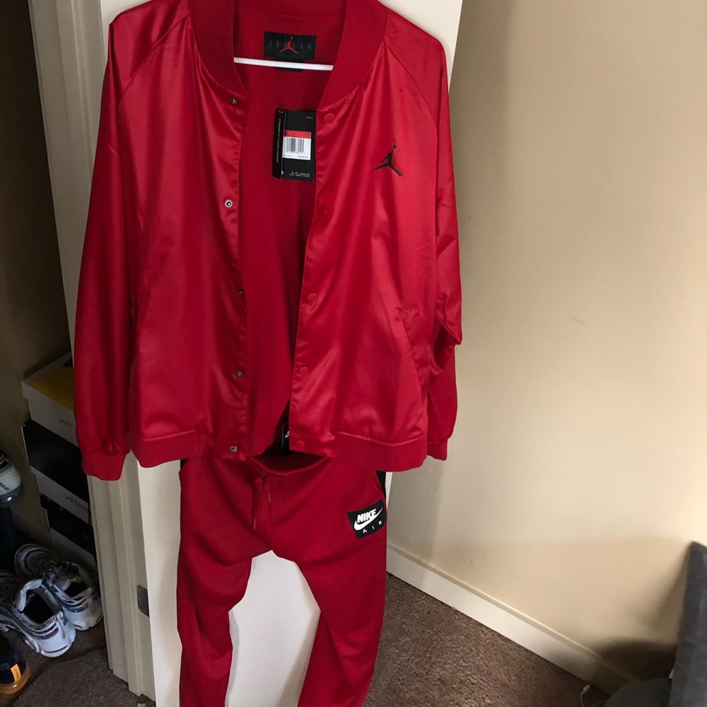 Nike flight track suit